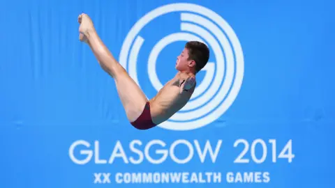 Getty Images Matthew Dixon of England competes in the Men's 10m Platform Preliminaries at Royal Commonwealth Pool during day ten of the Glasgow 2014 Commonwealth Games in Edinburgh.