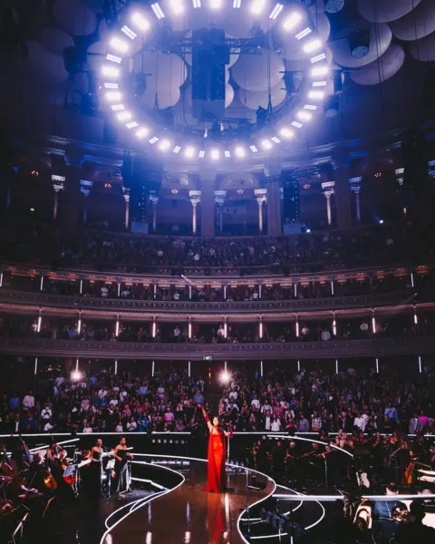 Lloyd Wakefiled Dua Lipa performs at the Royal Albert Hall