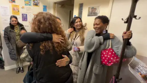 Founding members of the Blackbird Leys choir reunited