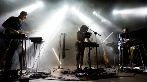 Katrina Lat Elder Island on stage