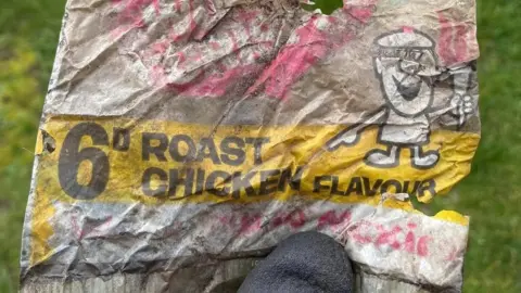 Rubbish Walks Old crisp packet