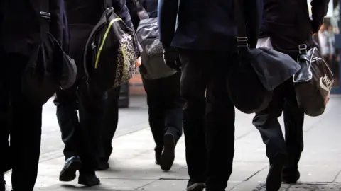Generic image of schools students walking