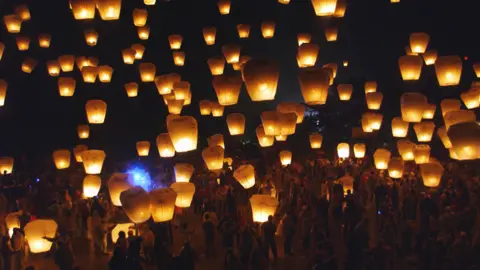 Getty Images A generic picture of a lantern festival