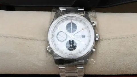 COPFS Crown photograph of a luxury watch.