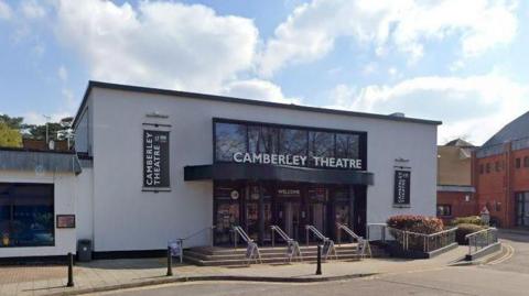 The outside of Camberley Theatre 