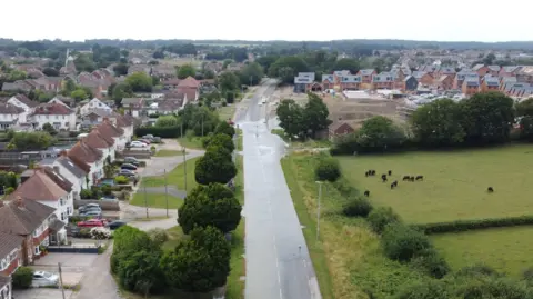 Dan Jessup Flooded Eastbourne Road in Willingdon