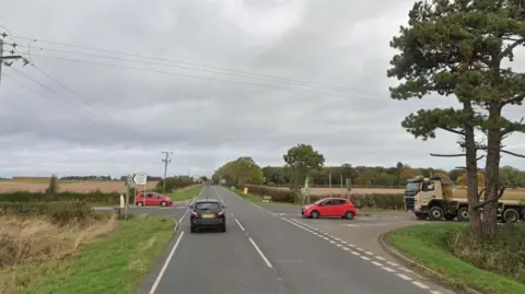 Google A15 junction near Metheringham