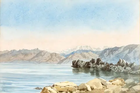 DAG George Strahan Wular Lake (Jammu and Kashmir) Watercolour on paper, 1894 