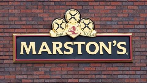 Marston's sign