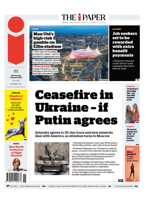  "Ceasefire successful  Ukraine - if Putin agrees"