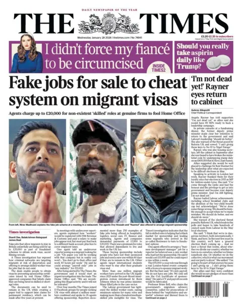 “Fake jobs for sale to cheat system on migrant visas”.