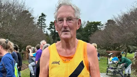 Leigh Kendall Ray Evans at Bedford Parkrun