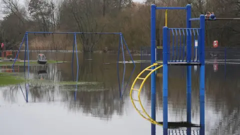 Flooding from Fordingbridge in Hampshire following heavy rainfall.