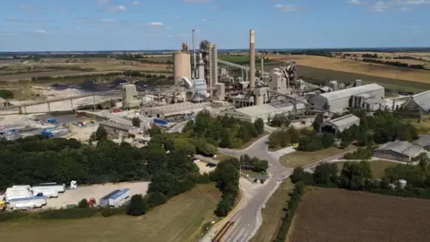 View of Ketton cement works