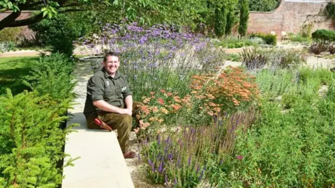 A Chappel Ross/National Trust Head gardener Sam Shipman