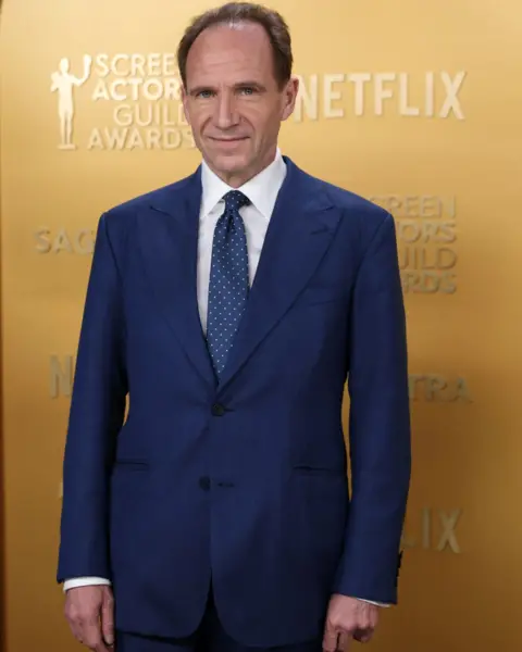 Getty Images Ralph Fiennes attends the 31st Annual Screen Actors Guild Awards at Shrine Auditorium and Expo Hall on February 23, 2025 in Los Angeles, California.