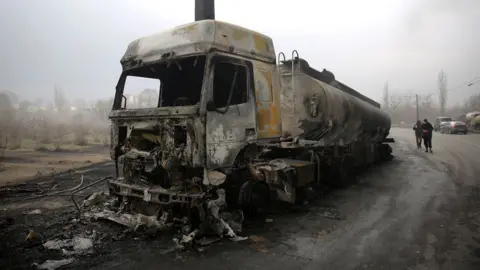 Black smoke rises after fires broke out following US-Israel attacks targeting some oil storage facilities targeted, including the Shehran oil depot, in Tehran, Iran on March 8, 2026. 