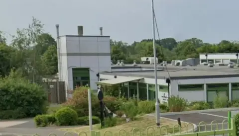 Google The pre-fabricated buildings at Woodlands Meed College