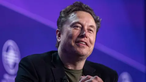Elon Musk speaks at the Milken Institute's Global Conference at the Beverly Hilton Hotel, on 6 May, 2024 in Beverly Hills, California.