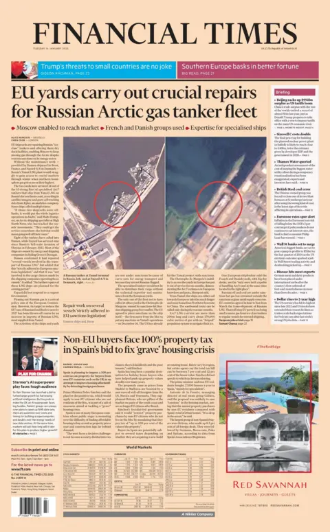  "EU yards carry out crucial repairs for Russian Arctic gas tanker fleet"