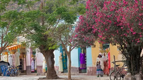 Getty Images Shops on a street in Aksum