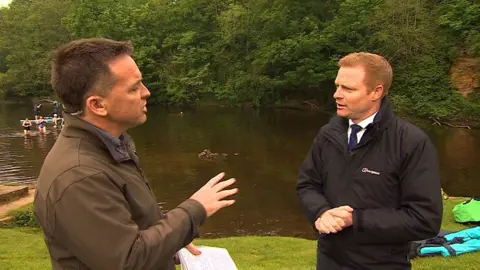 BBC Environment Correspondent Jonah Fisher asks Water Minister Robbie Moore