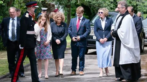 PA Media Sir Tom's family