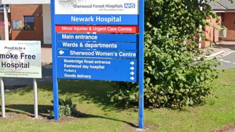 Google A general view of Newark Hospital