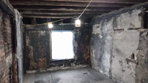 Ipswich Borough Council The inside of 4 College Street before renovation