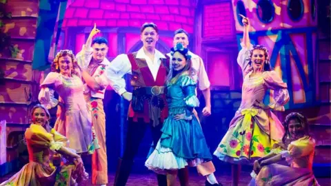 Tim Dickeson The cast of Jac and the Beanstalk