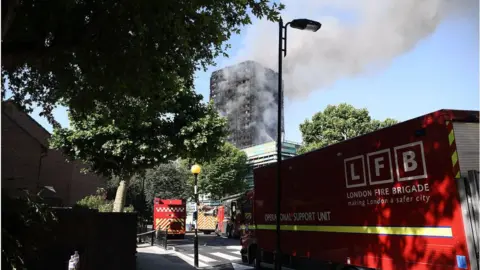 Getty Images LFB at the scene