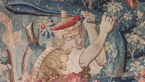 National Trust/Claire Gascoigne Dragon tapestry