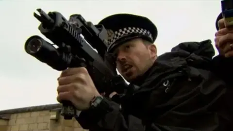 BBC Armed police officer