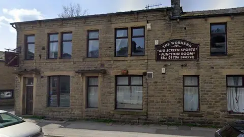 The former working men's club in Whitworth 