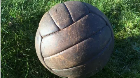 Hanson Auctioneers The ball from the 1953 FA Cup Final