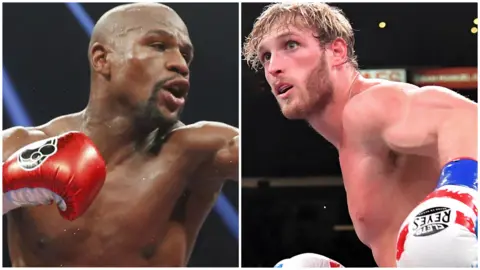 Floyd Mayweather and Logan Paul