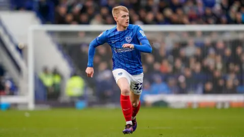 Paddy Lane in action for Portsmouth