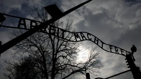 Reuters The slogan Arbeit macht frei at Auschwitz