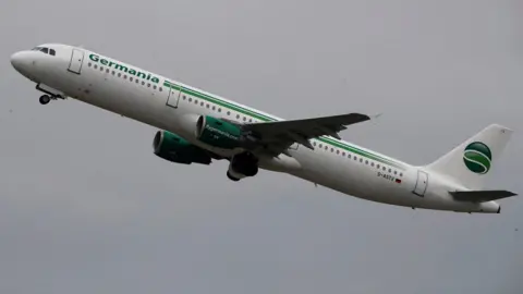 Reuters Germania plane in mid-air