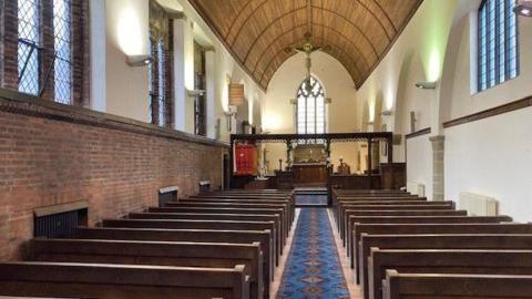 Interior of St Oswald's Church