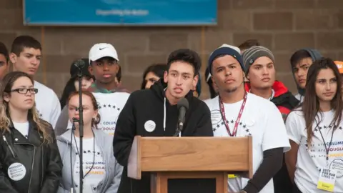 Getty Images Students rally