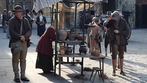 Filming of the Peterloo Massacre