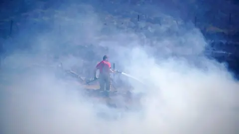 Getty Images Winter Hill Fire