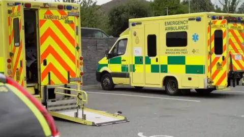 BBC The Welsh Ambulance Service has said that Mr Samuel’s experience is "not the level of service we want to provide"