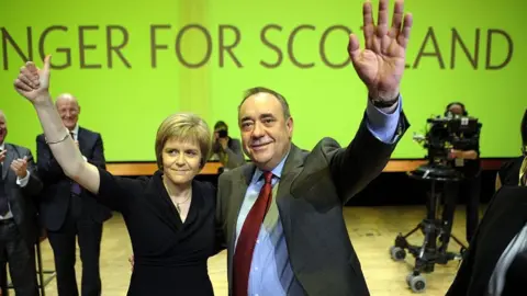 Getty Images nicola sturgeon and alex salmond