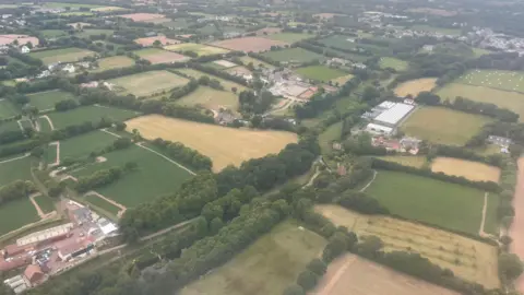 BBC Aerial view of Jersey