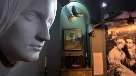 MARY SHELLEY'S HOUSE OF FRANKENSTEIN A room inside Mary Shelley's House of Frankenstein