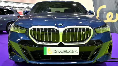 Getty Images A BMW i5 electric car