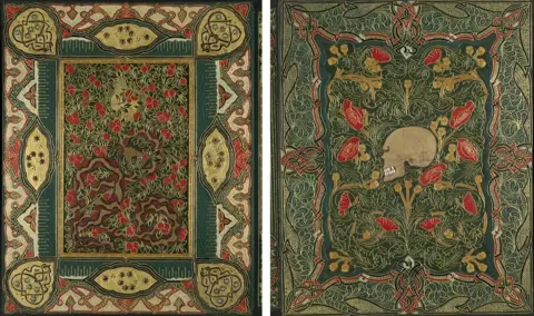 British Library Inside covers of third Rubaiyat created by Stanley Bray
