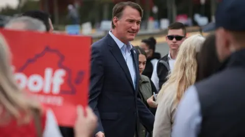 Getty Images Gov Youngkin campaigning